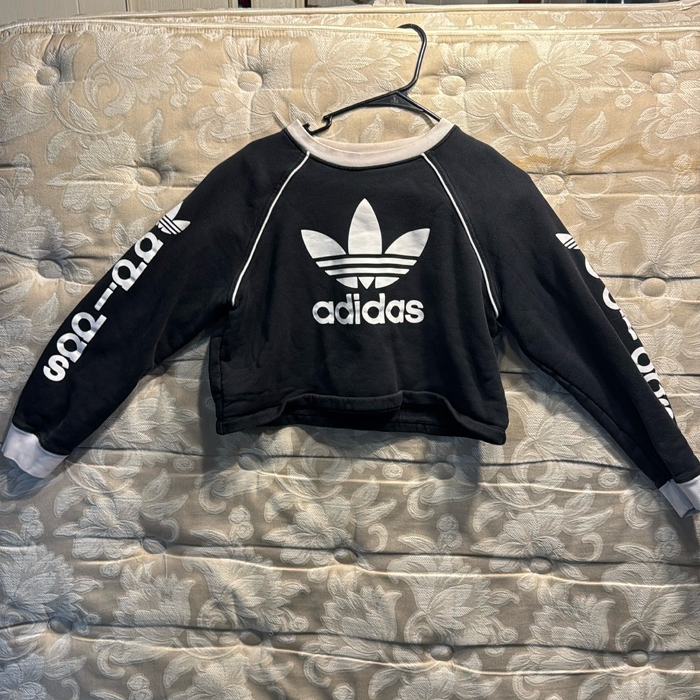 Adidas crop sweatshirt